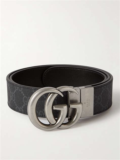 gucci canvas belt mens|genuine leather Gucci belt men.